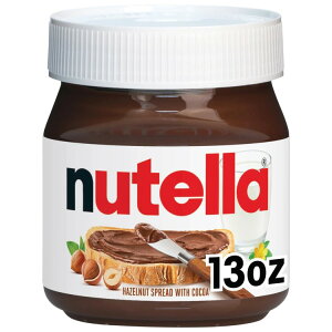 yő500~OFFN[|Lzke w[[ibcRRA Xvbh N[~[^Cv 369g W[ Nutella Hazelnut Spread with Cocoa, Creamy Hazelnut Spread, Breakfast Favorite, 13 oz Jar y񂹏i