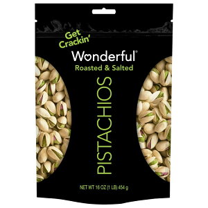 yő500~OFFN[|Lz_tsX^`I kt [Xg\gibc 454g Wonderful Pistachios, In-Shell Roasted & Salted Nuts, 16 Ounce y񂹏iz