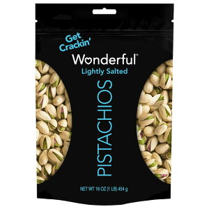 yő500~OFFN[|Lz_tsX^`I kt [XgCg\g ibc 454g Wonderful Pistachios, In-Shell Roasted & Lightly Salted Nuts, 16 Ounce y񂹏iz