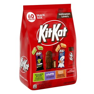 yő500~OFFN[|LzLbgJbg A\[gt[o[EGn[X XibNTCY nEB 856g 60 Kit Kat Assorted Flavored Wafer Snack Size Halloween 30.2 oz, 60 Pieces y񂹏iz