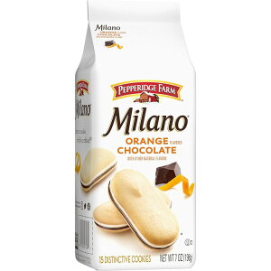 �y�p���b�W�t�@�[�� �~���m�N�b�L�[ �`���R���[�g�I�����W 198g Pepperidge Farm Milano Cookies, Chocolate Orange, 7 Oz Bag �y�����񂹏��i�z