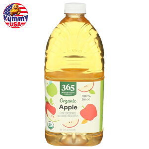 yő500~OFFN[|Lzz[t[Y}[Pbg I[KjbNAbvW[X 1.89L 365 by Whole Foods Market, Organic Apple Juice, 64 Fl Oz { e CO y񂹏iz