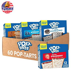 |bv^g |bv^[c g[X^[ yXg[ oGeBpbN 112×5 Pop-Tarts Toaster Pastries, Breakfast Foods, Kids Snacks, Variety Pack (5 Boxes, 60 Pop-Tarts) { e y
