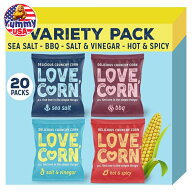 ラブコーンファブフォー バラエティパック 0.7オンス x 20パック LOVE CORN Fab Four 0.7oz x 20 日本未…