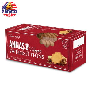 yő500~OFFN[|LzAi VY WW[ybp[JR[ 12pbN Annas Thins - Ginger Pepparkakor - 5.25 Ounce (Pack of 12) { e y񂹏iz