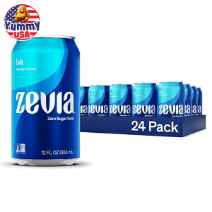 yő500~OFFN[|Lz[rA [VK[ R[\[_ 12IX (24ʃZbg) Zevia Zero Sugar, Cola Soda, 12 Fl Oz Cans (Pack of 24) { e y񂹏iz
