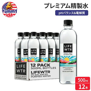 yő500~OFFN[|LzCtWTR v~A 500ml 12{ LIFEWTR Premium Purified Water pH Balanced with Electrolytes, 500ml (Pack of 12) { e y񂹏iz