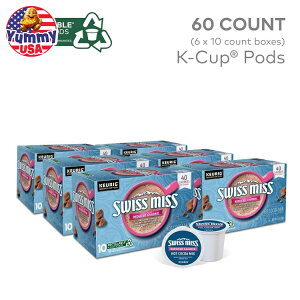 yő500~OFFN[|LzXCX~X J[ zbgRRA L[O K-Jbv |bh 60 Swiss Miss Reduced Calorie Hot Cocoa, 60 Count { e y񂹏iz