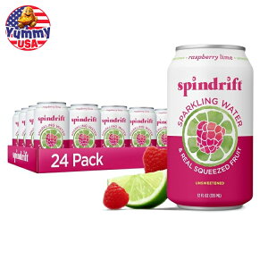 �X�s���h���t�g �X�p�[�N�����O�E�H�[�^�[ ���Y�x���[ ���C�� 24�� Spindrift Sparkling Water, Raspberry Lime ���{�������y�����񂹏��i�z