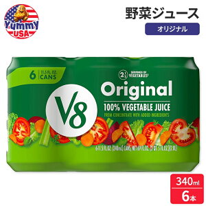 y|Cg5{9/3-11 2zV8 IWi 100% ؃W[X 340ml (11.5 fl oz)  6{ V8 Original 100% Vegetable Juice, 11.5 fl oz Can (6 Pack) { e sgpy񂹏iz