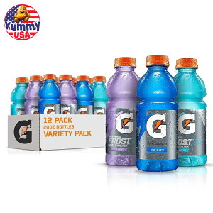 Q[^[h IWi T[Xg NG`[ 3 t[o[ tXg oGeBpbN 591ml (20 fl oz) 12 pbNGatorade Original Thirst Quencher 3-Flavor Frost Variety Pack, 20 Fl Ounce { e 