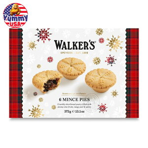 �E�H�[�J�[�Y �~���X�p�C - 6����i3�p�b�N�j�@Walker�fs Mince Pies -6 Count (Pack of 3) - Luxury Holiday Treats and Dessert from Scotland ���{������ ��e�� �y�����񂹏��i�z