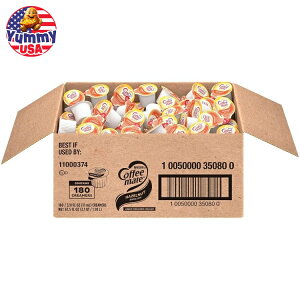 yő500~OFFN[|LzlX R[q[Cg R[q[N[}[ w[[ibc 180 Nestle Coffee mate Coffee Creamer, Hazelnut, Liquid Creamer 0.375 fl oz Tubs (Pack of 180) { e y