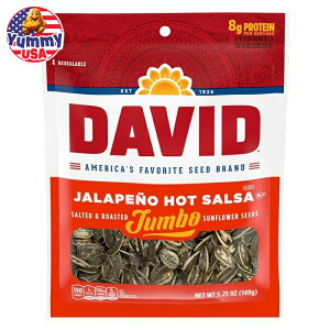 yő500~OFFN[|LzfCrbh ny[j  [Xg W{ Ђ܂̎ 149g(5.25 oz) 12 pbN DAVID Roasted and Salted Jalape?o Jumbo Sunflower Seeds, 5.25 oz, 12 Pack { e y