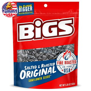 BIGS [Xg IWiЂ܂̎ Pgth[XibN 5.35IX܁i12jBIGS Salted & Roasted Original Sunflower Seeds Keto Friendly Snack 5.35-oz. (Pack of 12) { e y