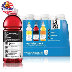 r^~EH[^[ [ oGeBpbN r^~ 591ml 12 { vitaminwater zero variety pack nutrient enhanced water w/ vitamins 12 Pack [VK[ ATC[ u[x[ UN IW l[h