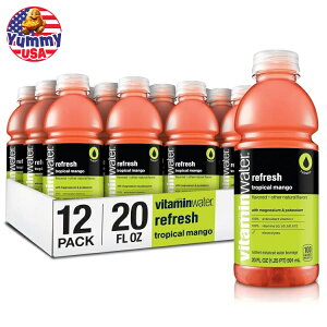 yő500~OFFN[|Lzr^~EH[^[ tbV d r^~ gsJ}S[hN 591ml 12{ vitaminwater refresh electrolyte enhanced water tropical mango drinks 20 fl oz 12 P