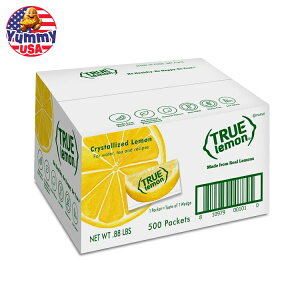 yő500~OFFN[|LzgD[ EH[^[GnT[pPbg500 - sgpA{̃ 0 J[hN~bNXTrue Lemon Water Enhancer Packets (Bulk Pack of 500) 