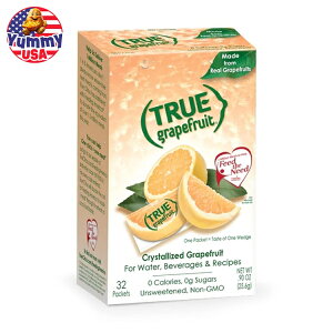 yő500~OFFN[|LzgD[O[vt[cTVFpPbg 32 True Grapefruit Sachet Packets, 32 Count (0.90 oz) { e y񂹏iz