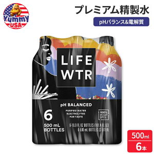 yő500~OFFN[|LzLIFEWTR v~A pH oXς d 500ml (6 pbN) LIFEWTR Premium Purified Water pH Balanced with Electrolytes16.9 Fl Oz (Pack of 6) { e y