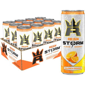 yő500~OFFN[|LzCXg[ oVAIW GiW[hN 355ml 12{ REIGN Storm, Valencia Orange Energy Drink, 12 Fl Oz (Pack of 12) y񂹏izy킹Ĕz