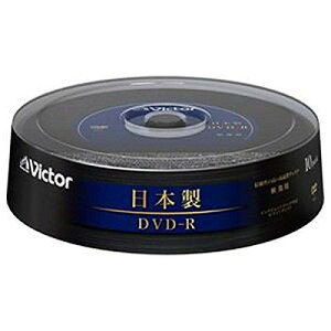 �r�N�^�[ VICTOR VD-R120M10J [DVD-R 1-16�{���Ή� ���{���z���C�g�v�����^�u�� 10���X�s���h��]