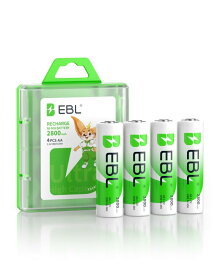 EBL 单三 单四 充電式ニッケル水素電池8本