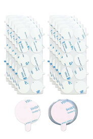 シーリングスタンプ用両面テープ 直径23mm 両面シール 100枚入り シーリングワックス スタンプ 用 丸型 粘着 シール テープ (23mm)