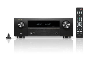 �f�m�� Denon AVR-X580BT 5.2ch AV�T���E���h���V�[�o�[ 8K Ultra HD�AHDR10+�A eARC�Ή�/�u���b�N AVR-X580BTK