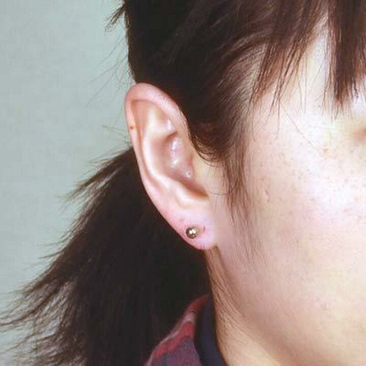 楽天市場】セカンドピアス プラチナ 軸太 Pt900プラチナ丸玉ピアス 5mm 