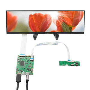 VSDISPLAY 12.6�C���` �^�b�`�p�l�� �f�B�X�v���C HDMI �𑜓x 1920x515 �ג��t��