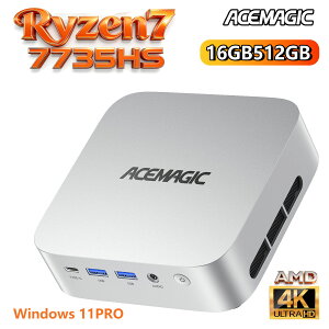 20���N�[�|���t���v�~�jPC AMD Ryzen7 7735HS���� 4.75GHz mini pc 16GB+512GB 8C/16T Radeon 680M PCIe3.0 ������LPDDR5������ WiFi6/BT5.2 �O���4K@60Hz Win11pro ���^PC �e�����[�N/����ҏW/�Q�[�~���OPC�Ή� ���^�p�\�R��
