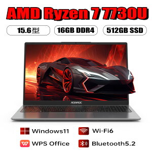 �u2026�V���f���v�m�[�g�p�\�R�� AMD Ryzen 7 7730U �Q�[�~���OPC 15.6�C���`IPS�t�� AMD Ryzen 7���� (16+512GB DDR4) �ő�4.5GHz windows11Pro WiFi6+BT5.2 �t��HD P�r�W�l�X M.2 2280 NVMe PCIe3.0/�É�/���{��L�[�{�[�h 4400
