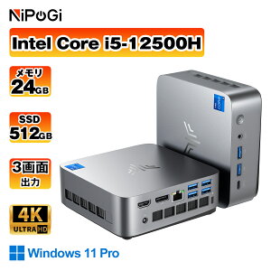 ���y����N�[�|���t���I�zOEM Key�ۏ� �~�jPC�yIntel i5 12500H 24GB+512GB/1TB�z�ő�4.5GHz �~�jPC Windows11Pro 3��ʏo�� 2.5GbpsLAN WiFi6 HDMI �ȃG�l ���^�p�\�R�� �I�t�B�X �Q�[�~���Opc Ryzen �݂�pc minipc office 