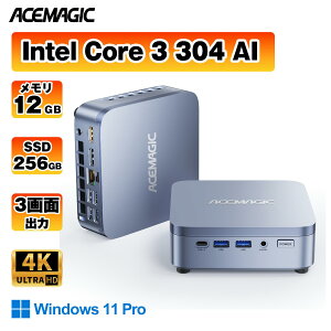 �y������AI PC�z�~�jPC Intel Core 304 �ő�24 TOPS 12GB+256GB �ő�4.3Hz 5C/5T Intel 18A NPU AI�G���W������ NPU�{GPU AI���Z���\ | 4TB�g��\ 4K�É� �����M���U ���^���y�ʃ~�j�p�\�R�� �ȓd�� ���^�p�\�R�� Win