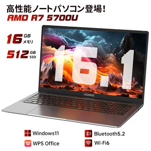 �_�ő�20%OFF�^�yWPS�������� �zACEMAGIC �m�[�g�p�\�R�� �V�i AMD Ryzen7 5700U 15.6�C���`IPS�t�� �t��HD ������16GB DDR4 SSD 512GB Windows11Pro���� WiFi-6 BT5.0 �������M�É� FHD1080P/IPS�L����p/Web�J����/Type-C(�f