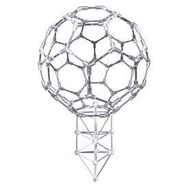 模型　バッキーボール（組立式）+3Dカバラ　パドマ