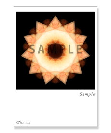 オレンジピラミッド　ポストカード