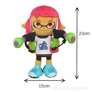 楽天市場 キャラ グッズ アニメ 新品 スプラトゥーン ぬいぐるみ Splatoon 2 ガール S 全長 23cm 女の子 子供 キッズ 小学生 中学生 ゲーム キャラ かわいい グッズ 任天堂 Sp26 スプラ スイッチ キャラクター 古書の杜 廣田書店