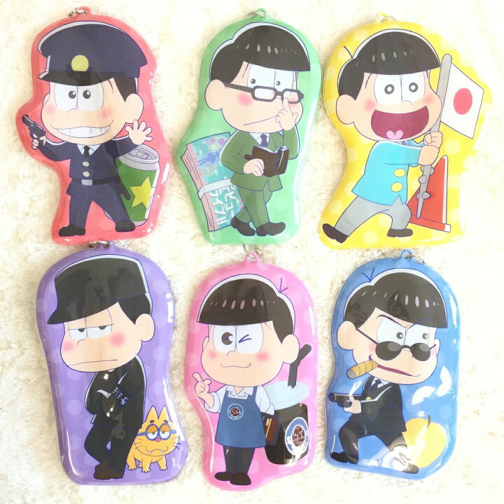 楽天市場 7 11迄 クーポン配布中 パスケース 定期入れ おそ松さん グッズ おそまつ おそ松 17cm 定期入れ 通学 通勤 チョロ松 カラ松 一松 トド松 十四松 定期入れ ネームタグ ネーム ホルダー かばん ゴルフ スイカ 定期券 Ic Idカード カード入れ 社員証 名札