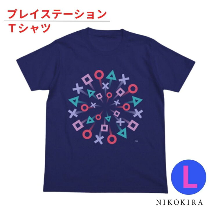楽天市場 Tシャツ 半袖 プレイステーション 半袖tシャツ 半そで メンズ メンズファッション 春 夏 トップス カットソー かっこいい クルーネック プリントtシャツ プレステ Playstation ゲーム グッズ 祭 ネイビー 紺色 L グッズ かわいい あす楽p 廣田書店