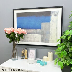 抽象画 モノクロ デザイン 抽象画 モノクロ デザイン おしゃれ アート フレーム パネル アートパネル アートパネル 絵画 絵 壁掛け 額入り 抽象 芸術 美術 ブラック ブルー グレー ホワイト 83cm 63cm モノトーン 寝室 玄関 トイレ 開運