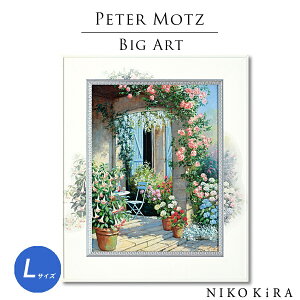 絵画 名画 アート 絵 壁掛け 額入り 風景画 油絵 おしゃれ ビッグアート ピーター モッツ カーサ ラヴェンナ(L) 44.5 55 D2cm ポスター アート アートパネル トイレ 開運 玄関 プレゼント モダ