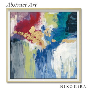 抽象画 アブストラクト アートパネル おしゃれ 32cm シルビア ヴァシレヴァ スパークル アブストラクト3 抽象 モダン コンポジション デザイン アート フレーム パネル 絵画 名画 絵 壁掛け 額