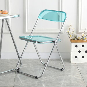 クリア チェア パイプ椅子 イス クリアイス 会議椅子 透明イス 折り畳み椅子 ダイニングチェア デスクチェア 折りたたみ コンパクト おしゃれ チェアー オフィス 業務用 インテリア プレゼ