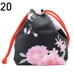 巾着 七五三 浴衣 巾着袋 ポーチ レディース巾着 浴衣バッグ 手提げ 裏地付き 日式花柄 七五三 巾着バッグ きんちゃく バッグ 着物 浴衣用 レディース 和柄 花柄 ピンク お祭り 花火大会 和装