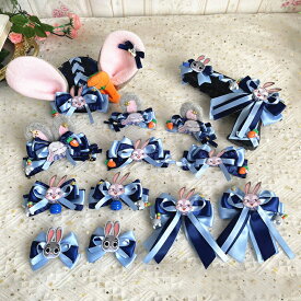ハロウィン 飾り ヘアピン うさぎ警官 ロリータ ヘアアクセサリー ジュディ JKピストル 仮装 キッズ ベビー ハロウィン パーティー 女の子 髪飾り ヘアアクセ 格安 撮影用 記念写真 可愛い おしゃれ ヘアピン 女 cos 髪飾り