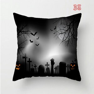 �n���E�B�� �N�b�V���� �J�o�[ 45*45cm 2���Z�b�g �n���E�B�������p�\�t�@���J�o�[ �n���E�B���f�R���[�V�������J�o�[�A�Ƃ̑����A�Q���̃\�t�@�̃n���E�B���f�R���[�V����