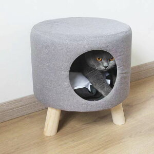 スツール 猫 ベッド 収納 ペットベッド 猫用ベッド ペット 猫グッズ ペット用ソファ キャットハウス ネコハウス 猫の寝床 ペットハウス ペット用品 ねこ 椅子 犬