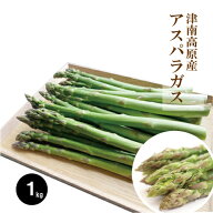 《予約開始/発送は5月10日頃～》「津南高原産アスパラガス1kg」【産地直送/日時指定・同梱不可】　新潟・…